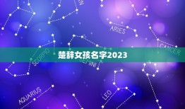 楚辞女孩名字2023(独具魅力的古风之选)
