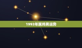 1993年属鸡男运势(未来一年的财运如何)