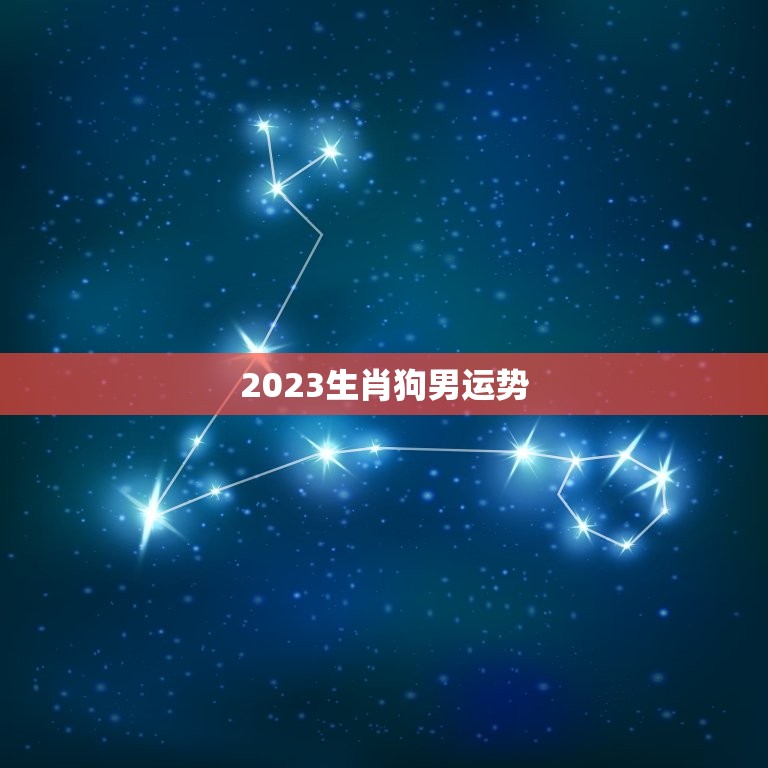 2023生肖狗男运势，2023年摩羯座运势详解