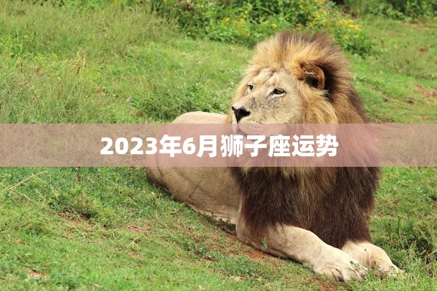 2023年6月狮子座运势(事业上升期财运亨通)