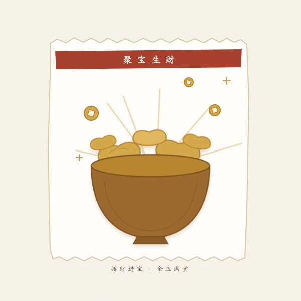 聚宝盆与金元宝