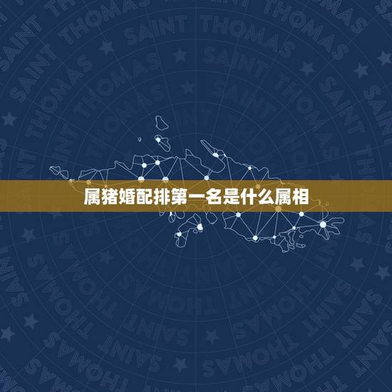 属猪婚配排第一名是什么属相，属猪的人和什么属相最配 属猪的属相婚配表