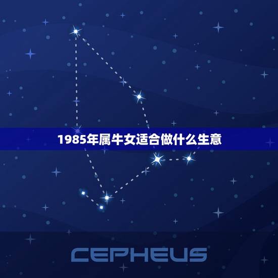 1985年属牛女适合做什么生意