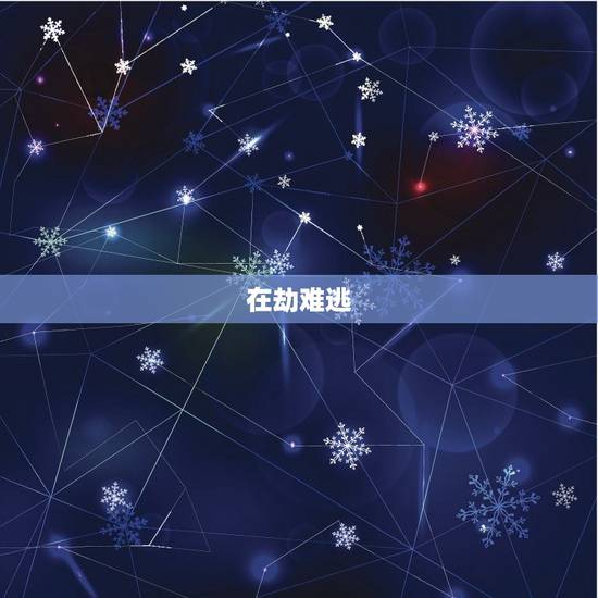 在劫难逃，在劫男逃完结