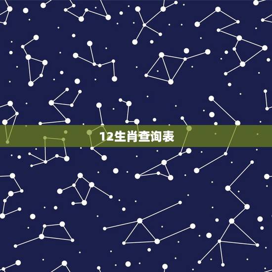 12生肖查询表 2023十二生肖年龄对照表 12生肖查询表 2023十二生肖年龄对照表