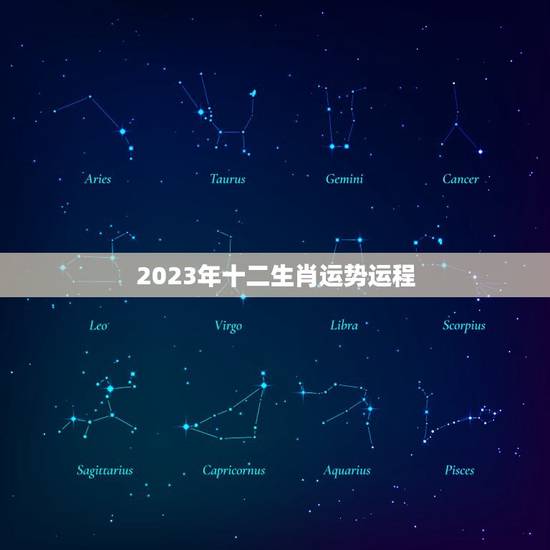 2023年十二生肖运势运程，2023年十二生肖运势运程