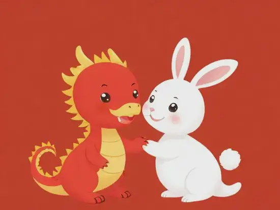 生肖龙和生肖兔相配是否相冲：婚配禁忌与化解技巧