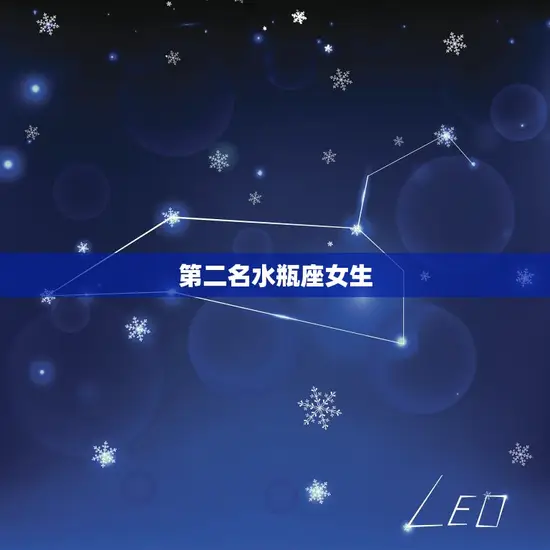 第二名水瓶座女生