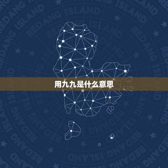 用九九是什么意思，的爻是什么意思