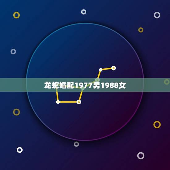 龙蛇婚配1977男1988女,求命相:出生于1978年阴历12月15日 龙蛇婚配1977男1988女,求命相:出生于1978年阴历12月15日