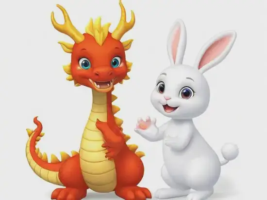 生肖龙和生肖兔相配是否相冲：婚配禁忌与化解技巧