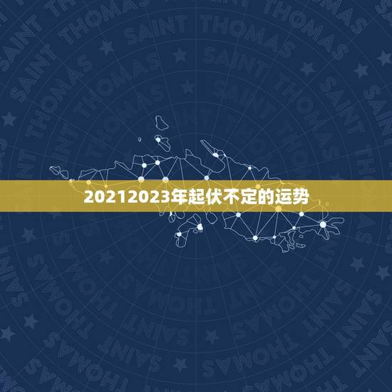 20212023年起伏不定的运势