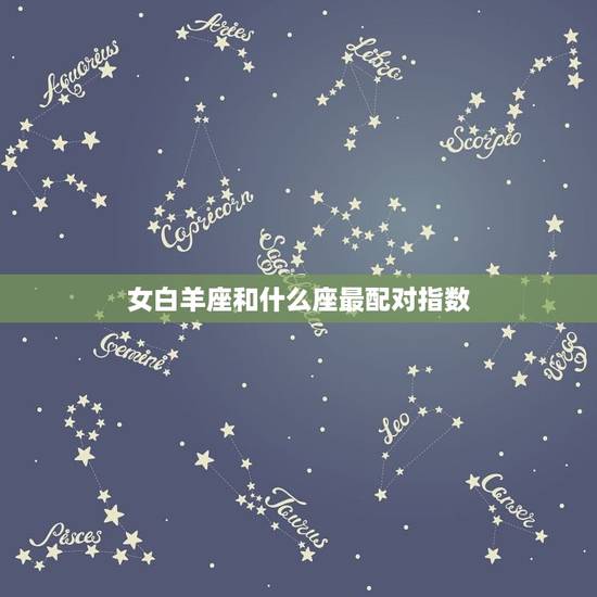 女白羊座和什么座最配对指数，白羊座和白羊座的友谊