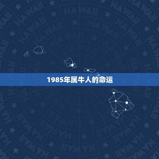 1985年属牛人的命运,属牛1985年出生是什么命 1985年属牛人的命运,属牛1985年出生是什么命