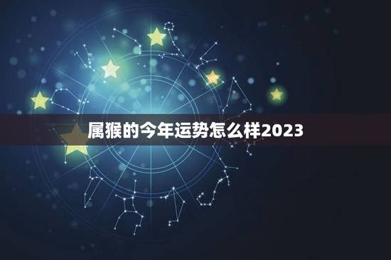 属猴的今年运势怎么样2023,属猴今年运势怎么样 属猴的今年运势怎么样2023,属猴今年运势怎么样