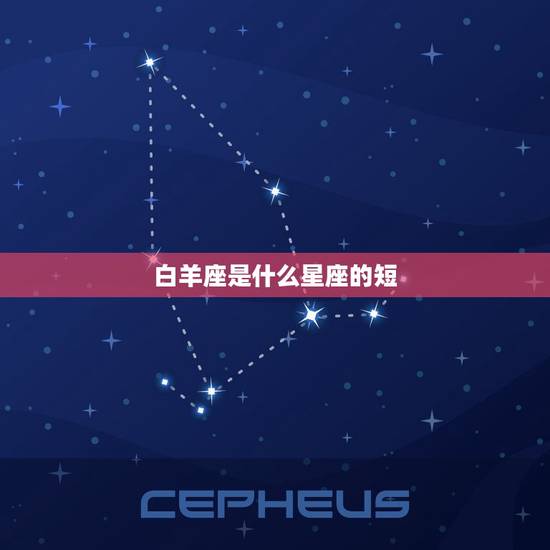 白羊座是什么星座的短，白羊座的特点