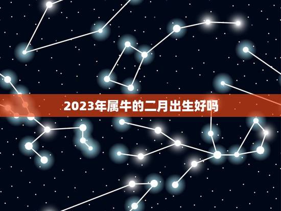 2023年属牛的二月出生好吗，2023年属牛出生的最佳时辰？