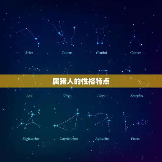 属猪人的性格特点