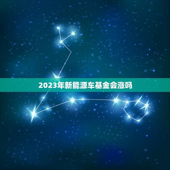 2023年新能源车基金会涨吗,未来10年新能源汽车基金会涨吗 2023年新能源车基金会涨吗,未来10年新能源汽车基金会涨吗