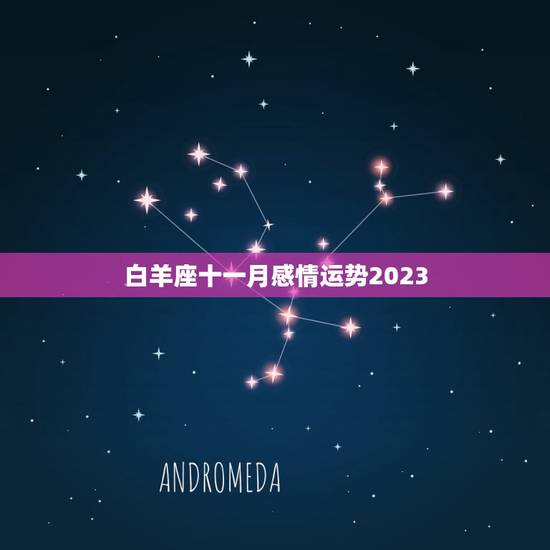 白羊座十一月感情运势2023，白羊座1月运势2023