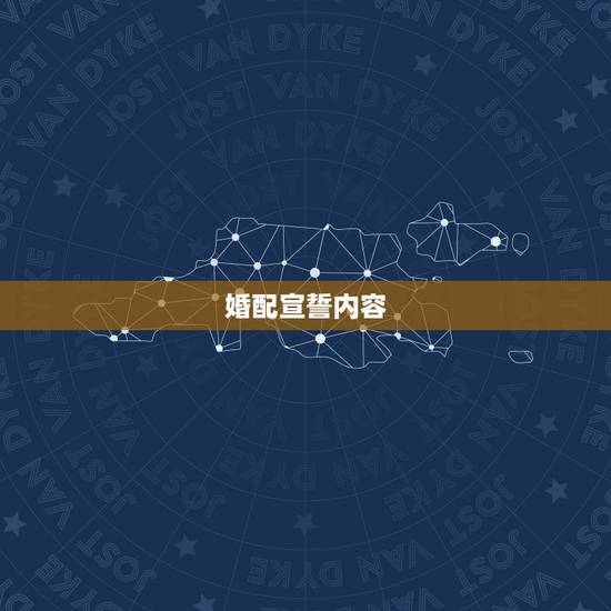 婚配宣誓内容，求助一段祈祷词的翻译