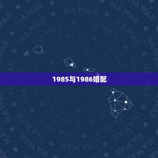 1985与1986婚配，请问，1985年属牛能和1986年属虎的人接婚