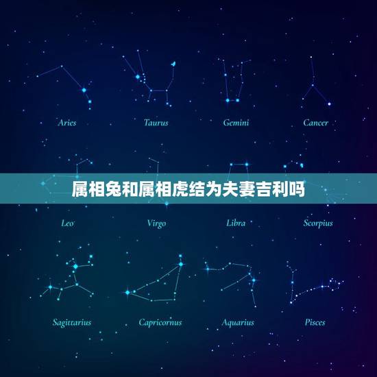 属相兔和属相虎结为夫妻吉利吗,属兔和属虎的能做夫妻吗?好吗?能幸福呕 属相兔和属相虎结为夫妻吉利吗,属兔和属虎的能做夫妻吗?好吗?能幸福呕