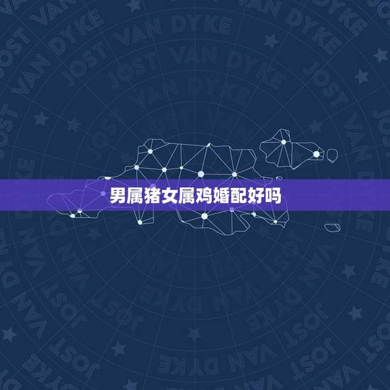 男属猪女属鸡婚配好吗，男属猪，女属鸡，配吗？