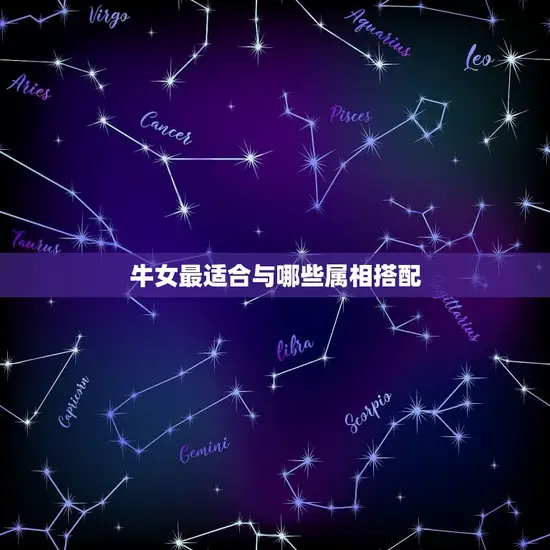 牛女最适合与哪些属相搭配