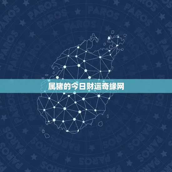 属猪的今日财运奇缘网
