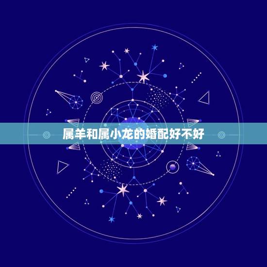 属羊和属小龙的婚配好不好，属龙男和属羊女相配吗