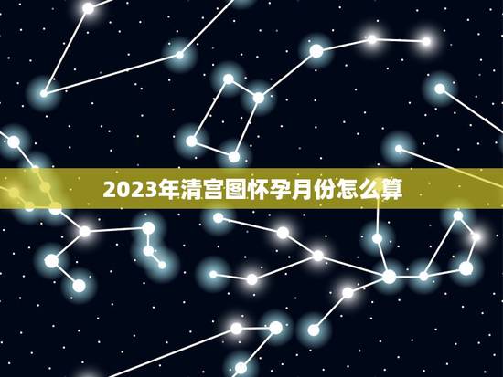 2023年清宫图怀孕月份怎么算,清宫表怎么算年龄? 2023年清宫图怀孕月份怎么算,清宫表怎么算年龄?