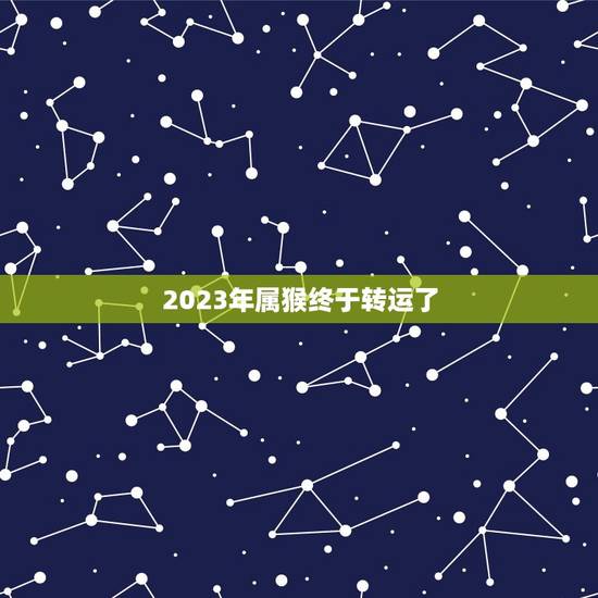 2023年属猴终于转运了 属猴终生最吉利的颜色