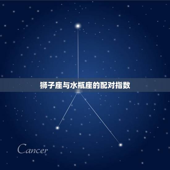 狮子座与水瓶座的配对指数，狮子座和水瓶座的爱情