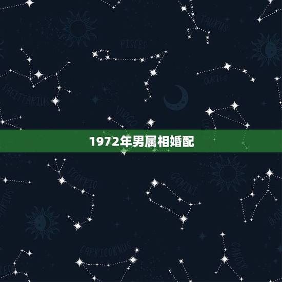 1972年男属相婚配,1972年的最佳婚配 1972年男属相婚配,1972年的最佳婚配