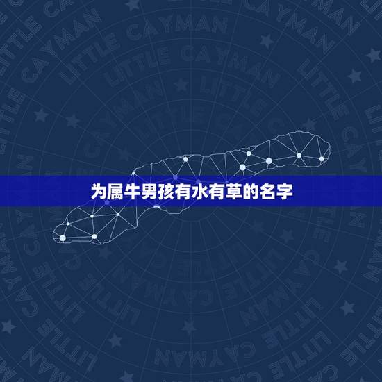 为属牛男孩有水有草的名字，属牛的名子带水带草命好不