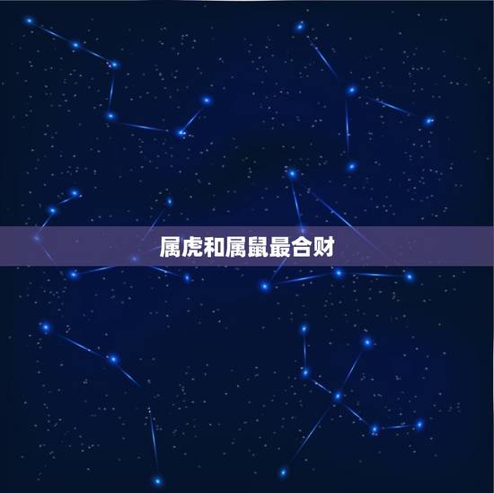 属虎和属鼠最合财