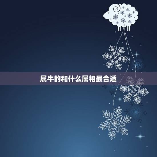 属牛的和什么属相最合适(探寻婚配组合)