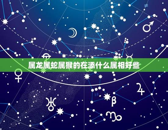 属龙属蛇属猴的在添什么属相好些，老公属龙 我属蛇 女儿属猴 想要个儿子