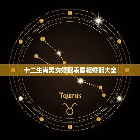 十二生肖男女婚配表属相婚配大全，男女婚配属相最佳搭配怎么搭配