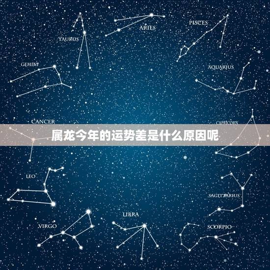 属龙今年的运势差是什么原因呢