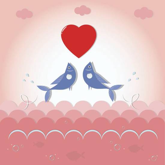 双鱼座能量涟漪图