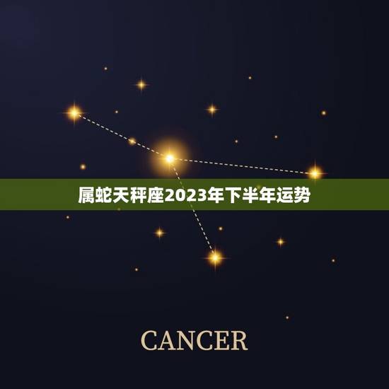 属蛇天秤座2023年下半年运势，周易八字合婚免费测试
