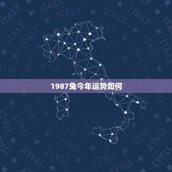 1987兔今年运势如何(根据兔年的生肖运势预测)
