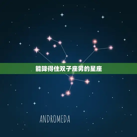 能降得住双子座男的星座