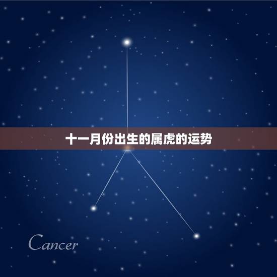 十一月份出生的属虎的运势，属猪十一月份的运势如何