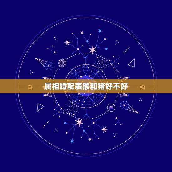 属相婚配表猴和猪好不好，男属猴的属相婚配表 属猴男生跟什么属相的女生恋