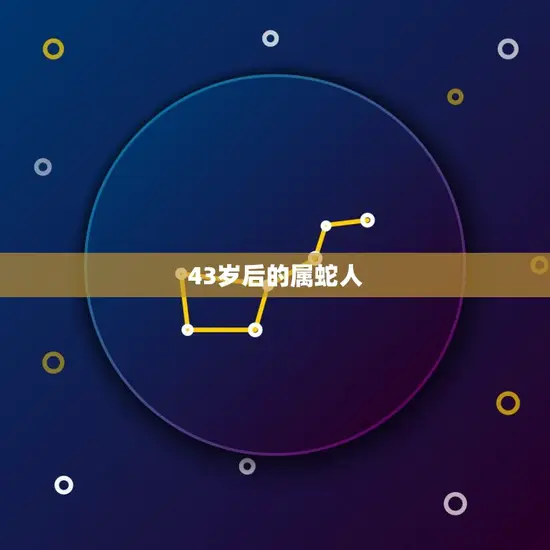 43岁后的属蛇人