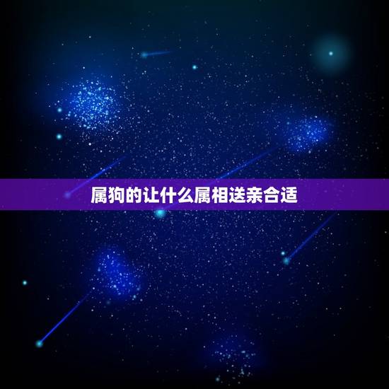 属狗的让什么属相送亲合适，属狗的人与什么属相合作好