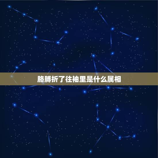 胳膊折了往袖里是什么属相，胳膊折了往袖里～自掩苦处。猜一生肖
